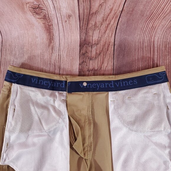 NWT Vineyard Vines Performance Mens Size 30X30 Ridge Khaki 5 Pocket Pants $92.99 - Picture 9 of 16